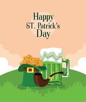 saint patricks day lettering vector