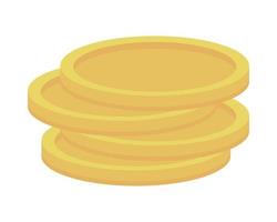 stack of coins vector