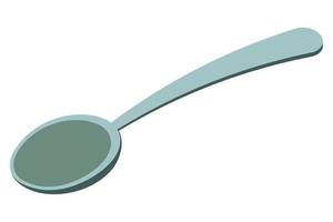 spoon utensil icon vector