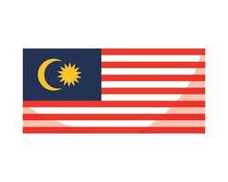 flag of malaysia vector