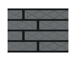 brick wall pixel vector