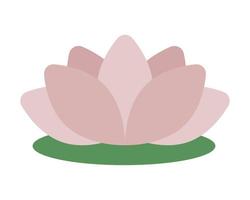 japanese culture pink lotus vector