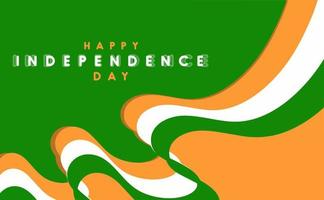 Web header or banner design with stylish text August 15 On Abstract Background. Independence Day vector