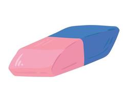 eraser school supply vector