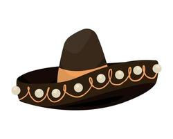 mexican mariachi hat vector
