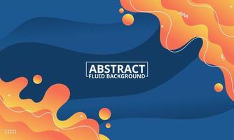 Modern abstract liquid background vector