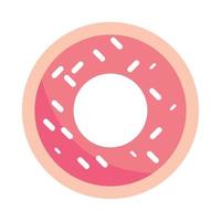 sweet donut icon vector