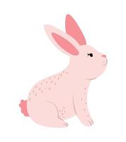rabbit cute cartoon vector