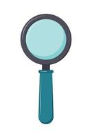 magnifying glass search vector