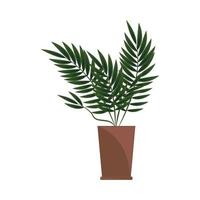 potted plant icon vector