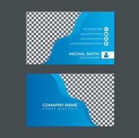 Modern Business Card Design Template vector