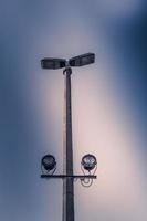 A street lamp with a view from below photo