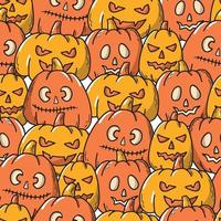 seamless pattern with pumpkins for Halloween wrapping paper, textile prints, scrapbooking, stationary, wallpaper, etc. EPS 10 vector