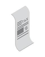 tax document financial vector