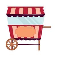 carnival food stand vector