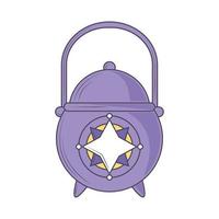 magic cauldron cartoon vector