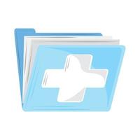 medical folder archive vector