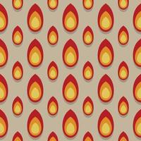 fire seamless pattern background vector