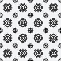 address in circle seamless pattern vector