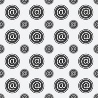 address in circle seamless pattern vector