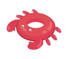 crab float ring vector