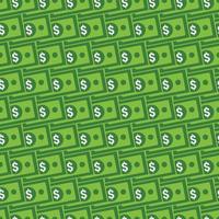 dollar money repeat pattern background vector