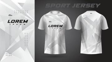 white t-shirt sport jersey design vector