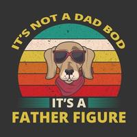 Creative father day vector design and father day tshirt design