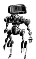 Robot Concept Art Assets Sci-Fri Collection Vol. 1 vector