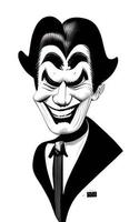 Joker Comic Portrait Halloween Collection Vol1 vector