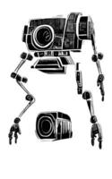 Robot Concept Art Assets Sci-Fri Collection Vol. 1 vector