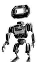 Robot Concept Art Assets Sci-Fri Collection Vol. 1 vector