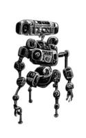 Robot Concept Art Asset Sci-Fi Collection Vol. 1 vector