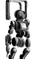 Robot Concept Art Assets Sci-Fri Collection Vol. 1 vector