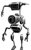 Robot Concept Art Assets Sci-Fri Collection Vol. 1 vector