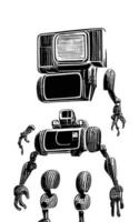 Robot Concept Art Assets Sci-Fri Collection Vol. 1 vector