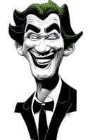 Joker Comic Portrait Halloween Collection Vol1 vector