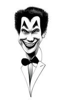 Joker Comic Portrait Halloween Collection Vol1 vector