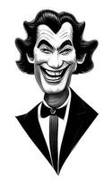 Joker Comic Portrait Halloween Collection Vol1 vector