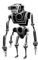 Robot Concept Art Assets Sci-Fri Collection Vol. 1 vector