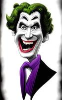 Joker Comic Portrait Halloween Collection Vol1 vector