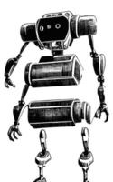 Robot Concept Art Assets Sci-Fri Collection Vol. 1 vector