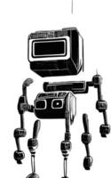 Robot Concept Art Assets Sci-Fri Collection Vol. 1 vector