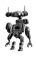 Robot Concept Art Assets Sci-Fri Collection Vol. 1 vector