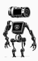 Robot Concept Art Assets Sci-Fri Collection Vol. 1 vector