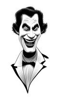 Joker Comic Portrait Halloween Collection Vol1 vector