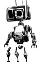 Robot Concept Art Assets Sci-Fri Collection Vol. 1 vector