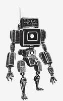 Robot Concept Art Asset Sci-Fi Collection Vol. 1 vector