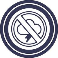 no storms circular icon vector