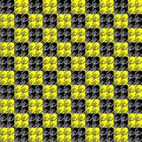 yellow and black seamless repeating pattern houndstooth vector